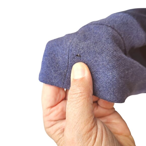 1940s Vintage Bespoke Wool Jacket L/XL Eggplant Purple Tailored Waist - Picture 4 of 13